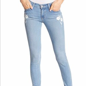 Levi’s Skinny Embroidered Jeans